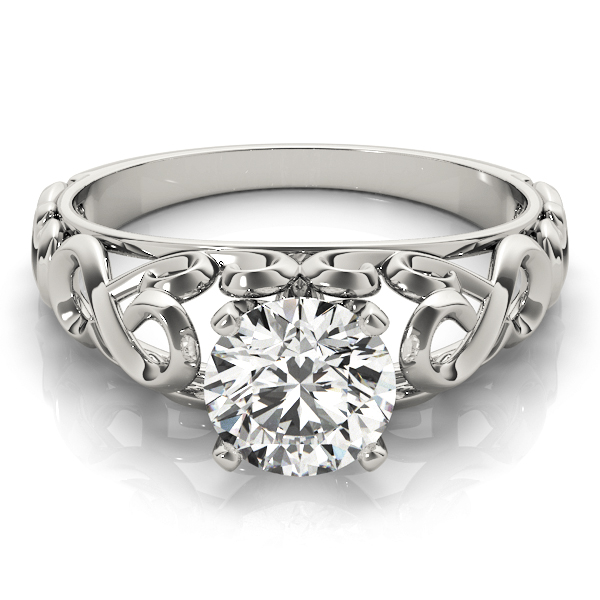 0.2 Ct Natural Round Cut Dayami  Solitaire Diamond Rings in Silver 925